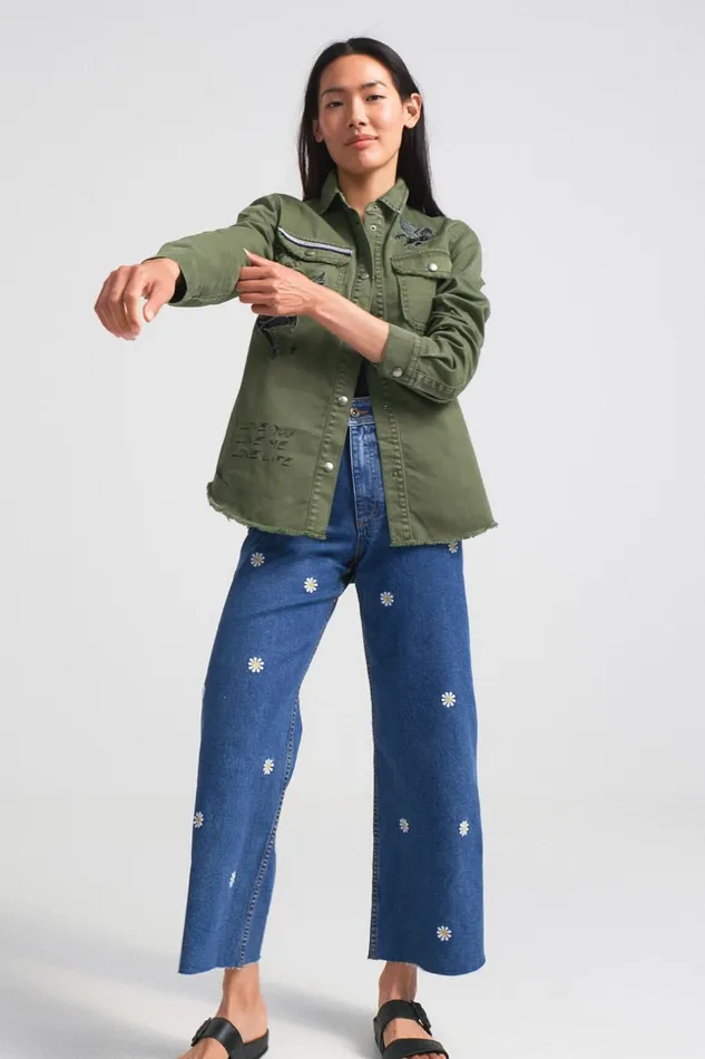 Desigual Dragon Shirt Women Tops and Shirts