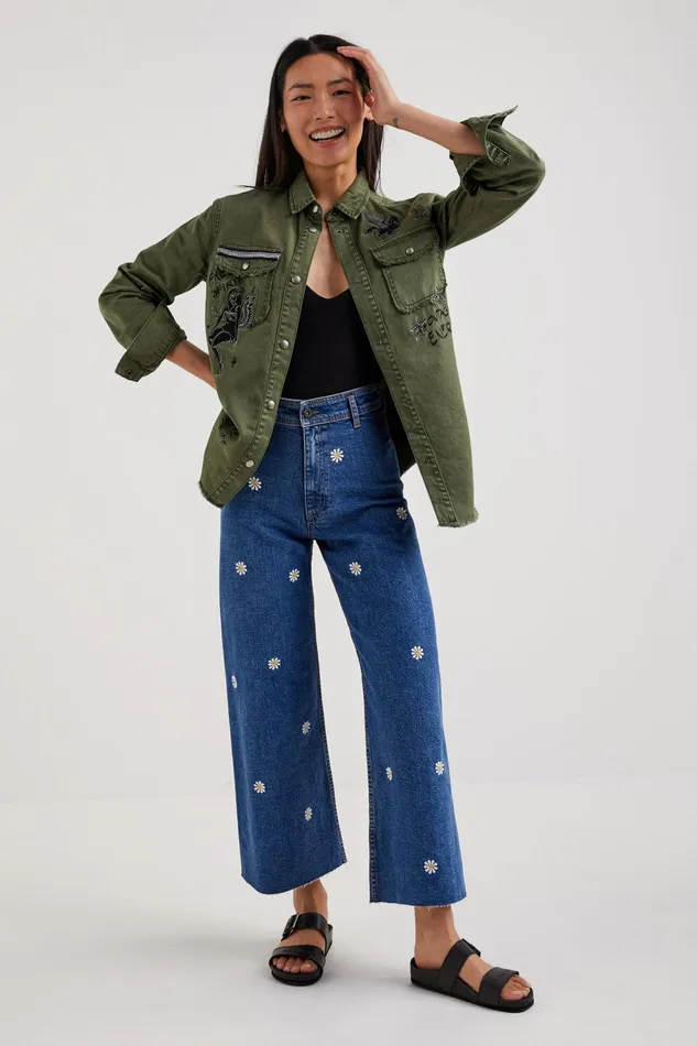 Desigual Dragon Shirt Women Tops and Shirts