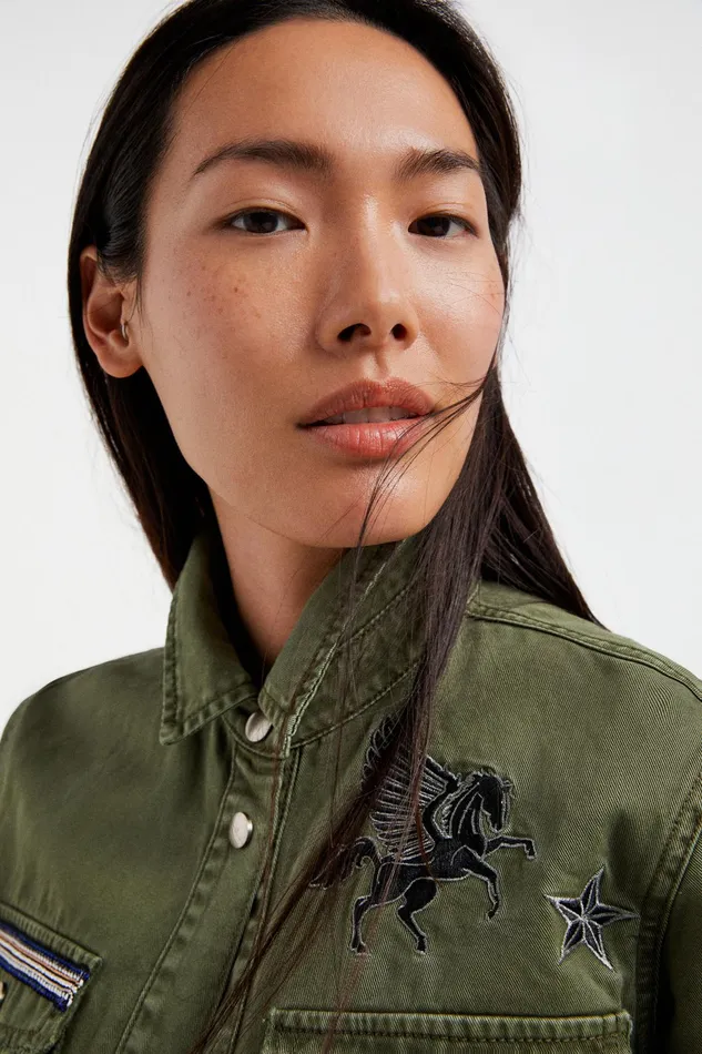 Desigual Dragon Shirt Women Tops and Shirts