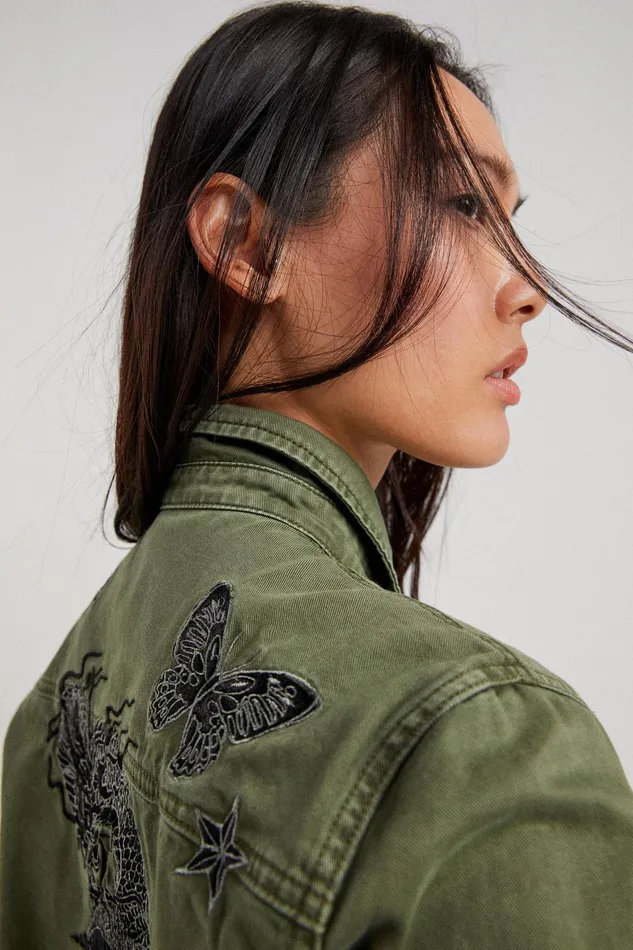 Desigual Dragon Shirt Women Tops and Shirts