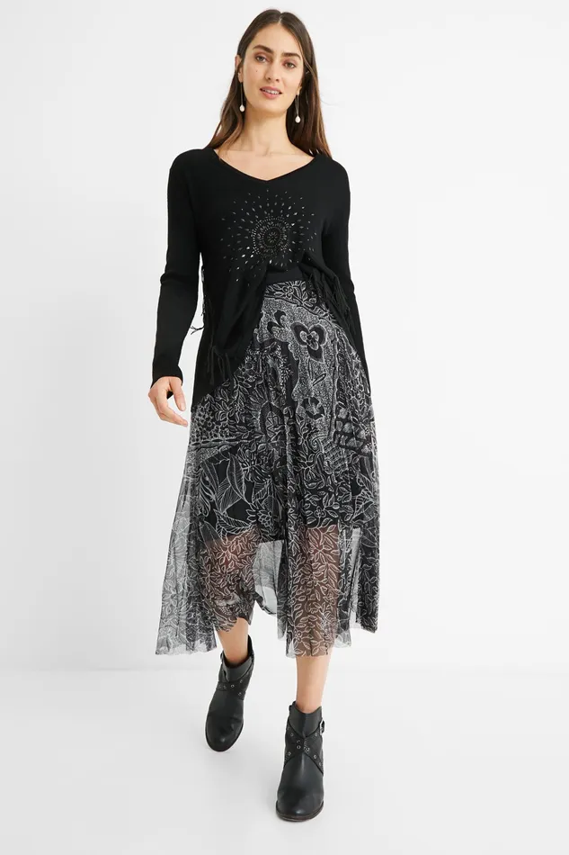 Desigual Jumper Mandala Studs Women Sweaters