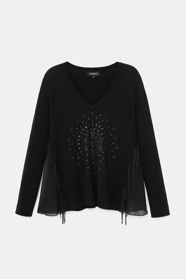 Desigual Jumper Mandala Studs Women Sweaters