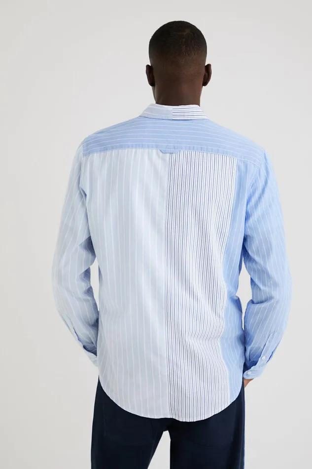 Desigual Longsleeve Striped Shirt Mens Shirts