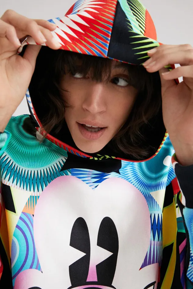 Desigual M Christian Lacroix Mickey Mouse Sweatshirt Women Sweatshirts