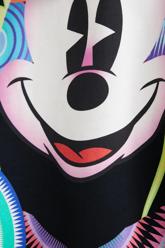 Desigual M Christian Lacroix Mickey Mouse Sweatshirt Women Sweatshirts