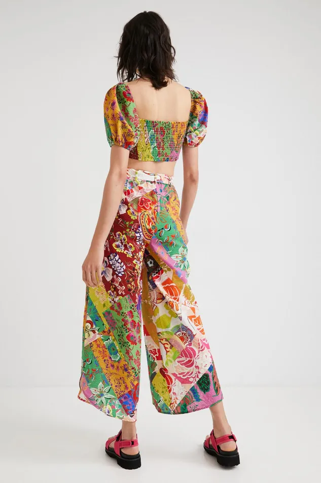 Desigual M Christian Lacroix Trousers With Slits Women Pants and Leggings