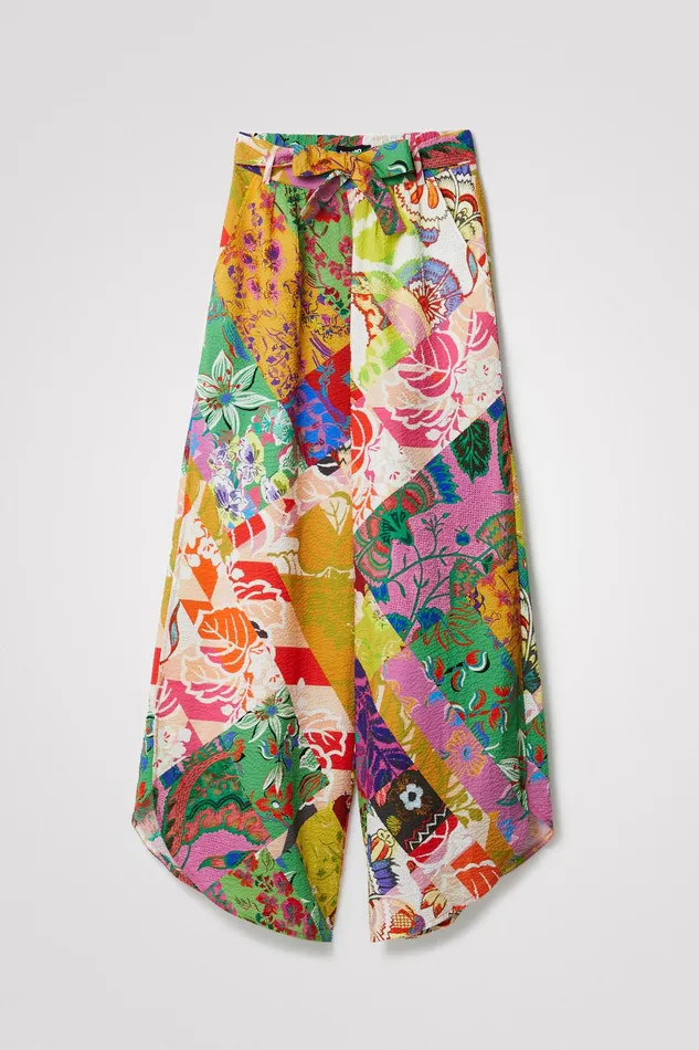 Desigual M Christian Lacroix Trousers With Slits Women Pants and Leggings
