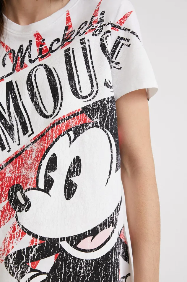 Desigual Mickey Mouse Tshirt Women Tshirts