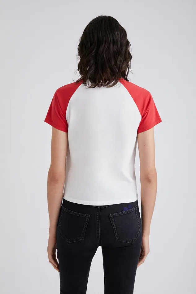 Desigual Shortsleeve Heart Tshirt Women Tshirts