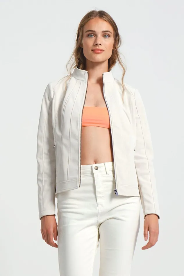 Desigual Slim Biker Jacket Women Jackets