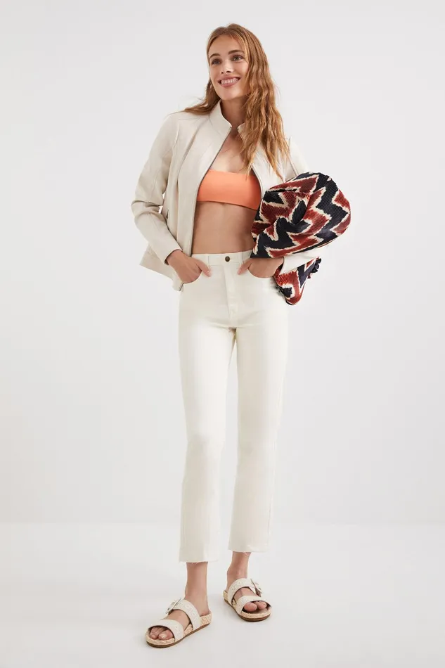 Desigual Slim Biker Jacket Women Jackets