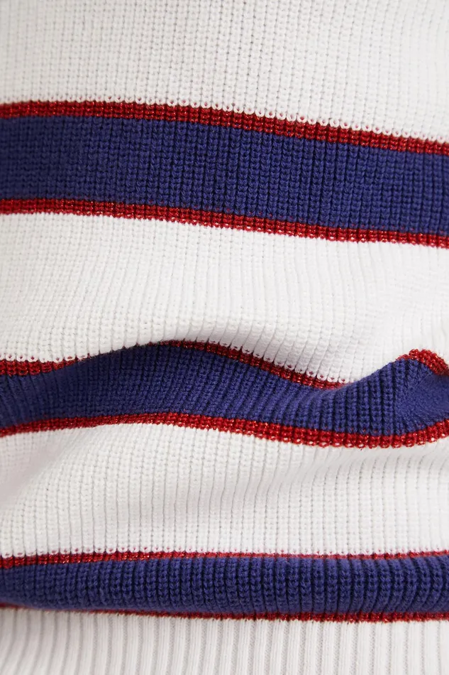 Desigual Striped Floral Jumper Women Sweaters