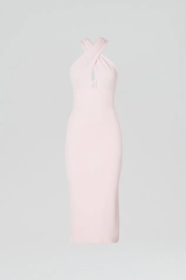 Dresses CREPE KNIT WRAP NECK DRESS ANGEL Scanlan Theodore Women