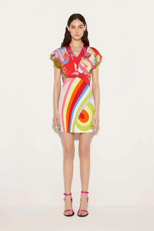Dresses Women PUCCI Orchidee And IridePrint Dress