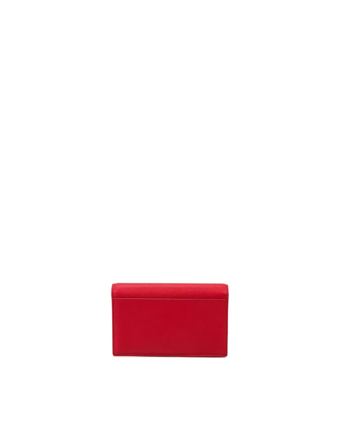 Envelope Bag In Calf Leather With Detachable Shoulder Chain Love Women Akris Clutches