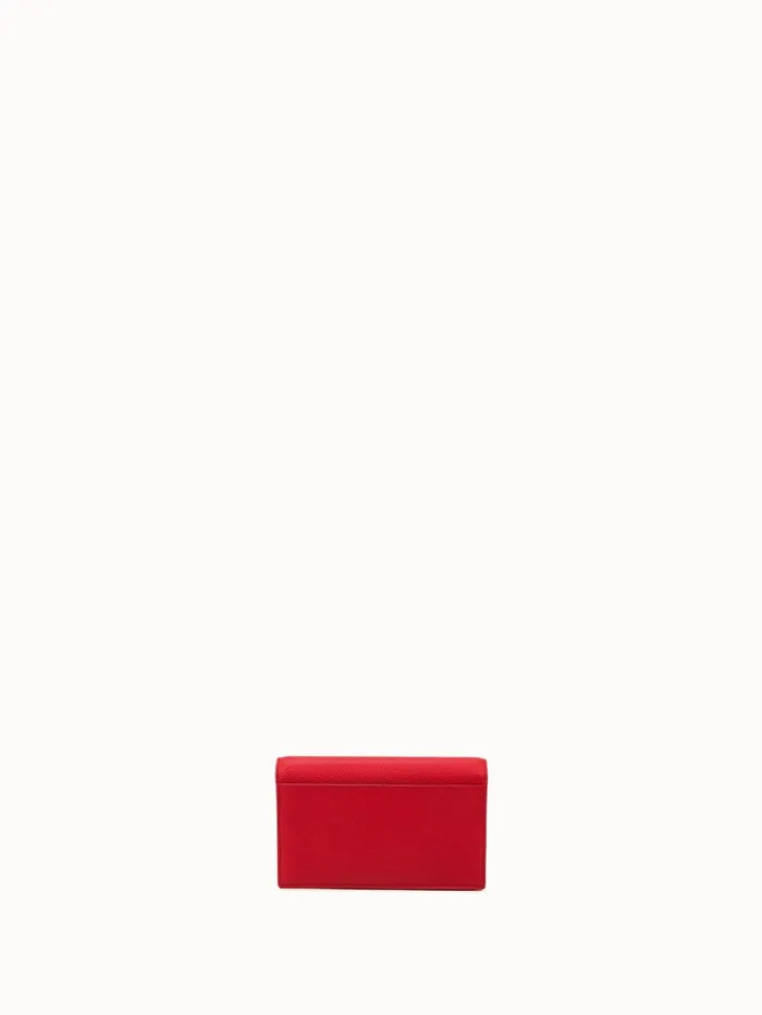 Envelope Bag In Calf Leather With Detachable Shoulder Chain Love Women Akris Clutches