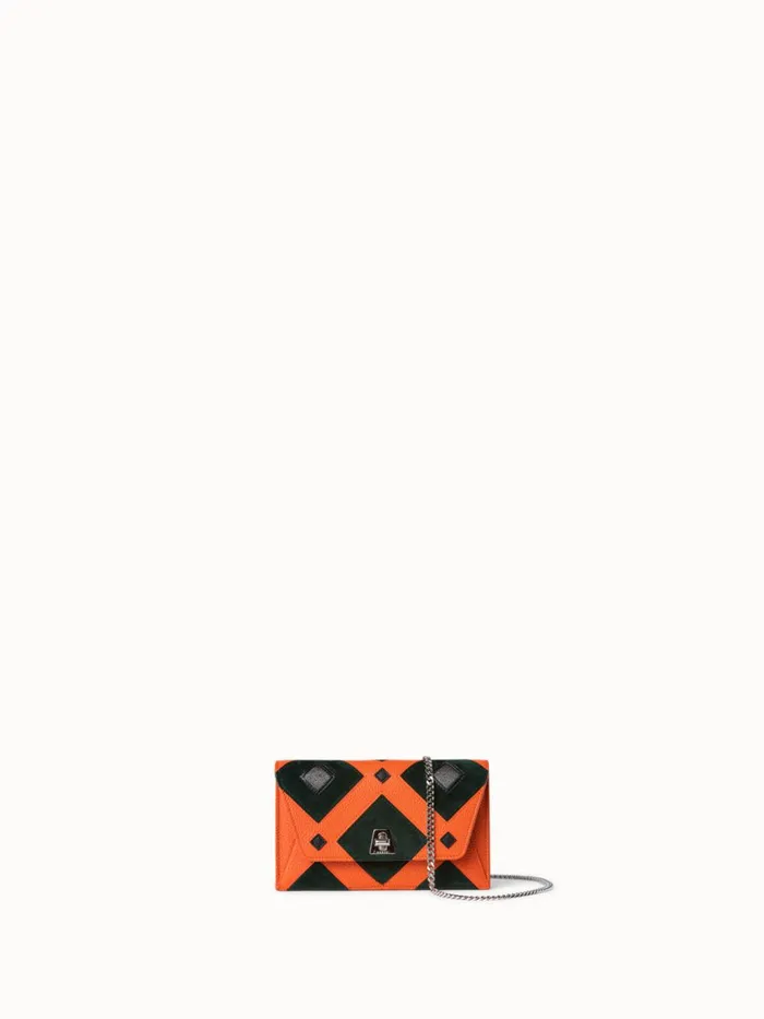 Envelope In Tiled Roof Patchwork Mulitcolor Women Akris Mini Bags