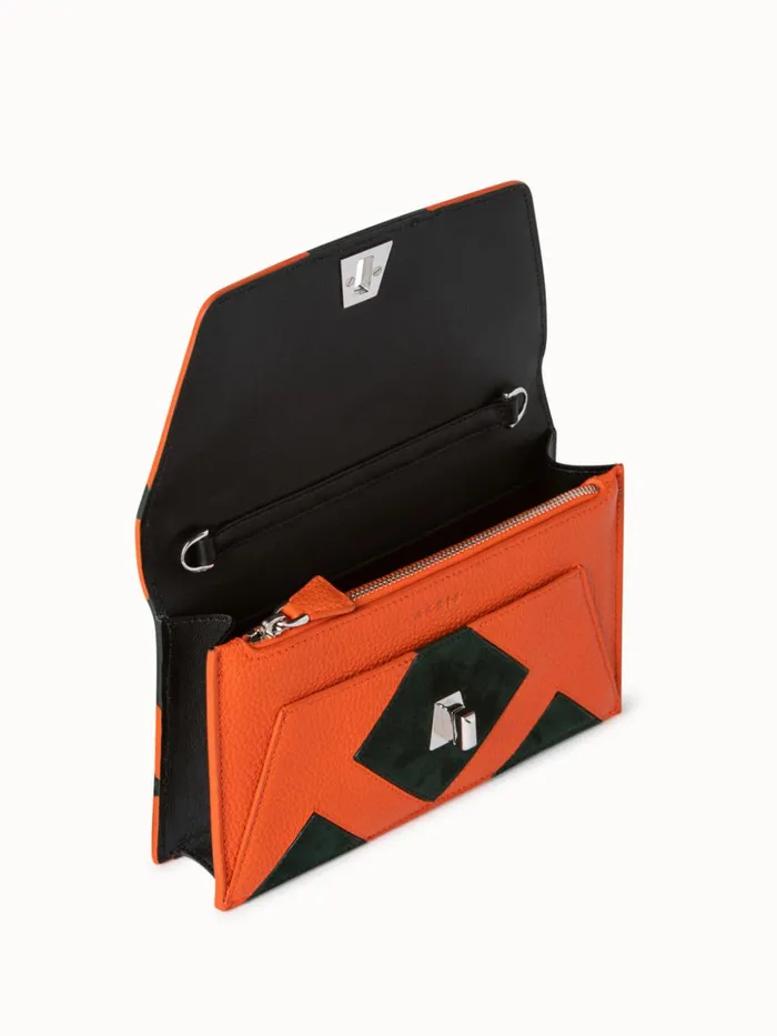 Envelope In Tiled Roof Patchwork Mulitcolor Women Akris Mini Bags