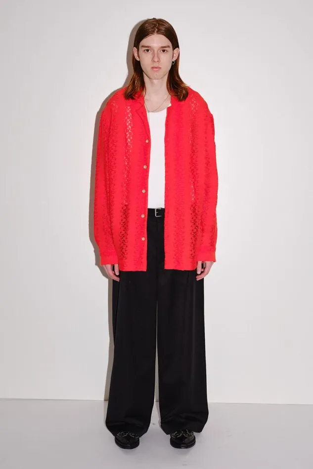 Enzo 8211 Red Men Won Hundred Knitwear