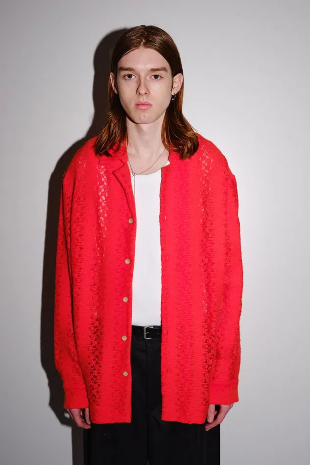 Enzo 8211 Red Men Won Hundred Knitwear