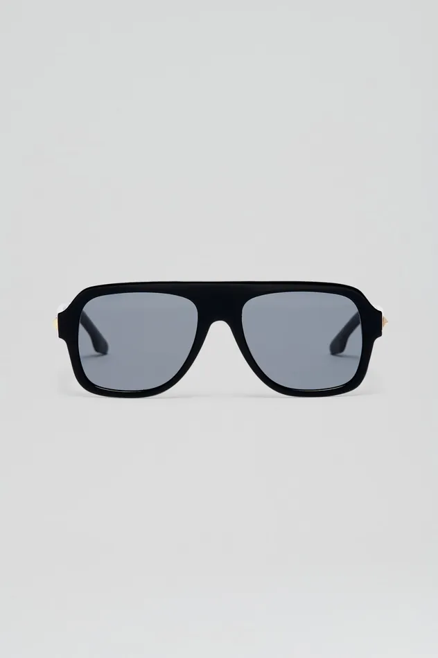 Eyewear ST FLAT TOP AVIATOR SUNGLASSES BLACK Scanlan Theodore Women Eyewear ST FLAT TOP AVIATOR SUNGLASSES BLACK Scanlan Theodore Women