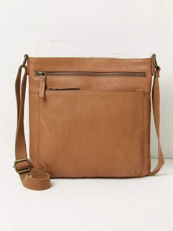 Fat Face Bags and Purses Women Allie Tan Brown Crossbody Bag