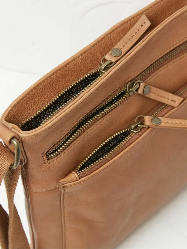 Fat Face Bags and Purses Women Allie Tan Brown Crossbody Bag