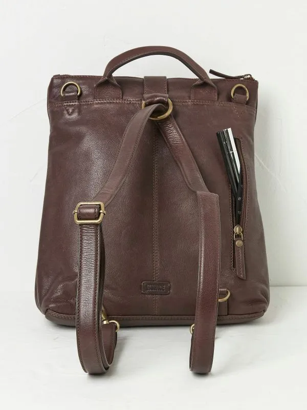 Fat Face Bags and Purses Women Ava Brown Backpack