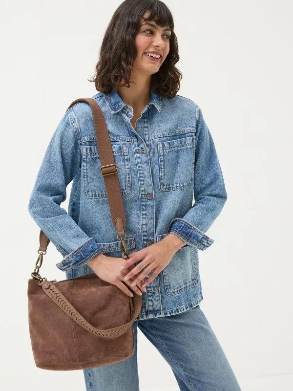 Fat Face Bags and Purses Women Valletta Brown Shoulder Bag