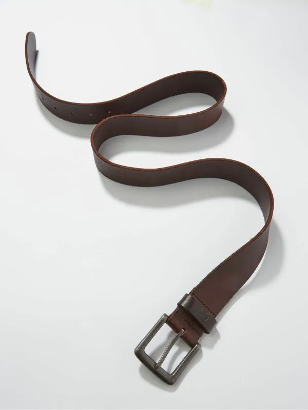 Fat Face Belts Men Brown Italian Leather Belt