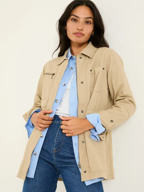 Fat Face Coats and Jackets Women Laurie Stone 100 Cotton Field Jacket
