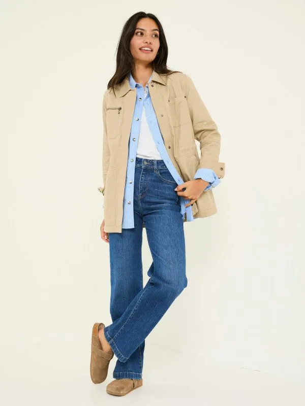 Fat Face Coats and Jackets Women Laurie Stone 100 Cotton Field Jacket