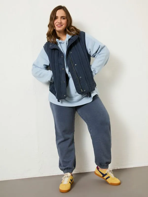 Fat Face Coats and Jackets Women Navy Quilted Gilet