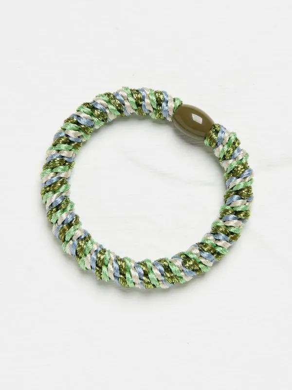 Fat Face Hair Accessories Women Green Twist Hair Tie