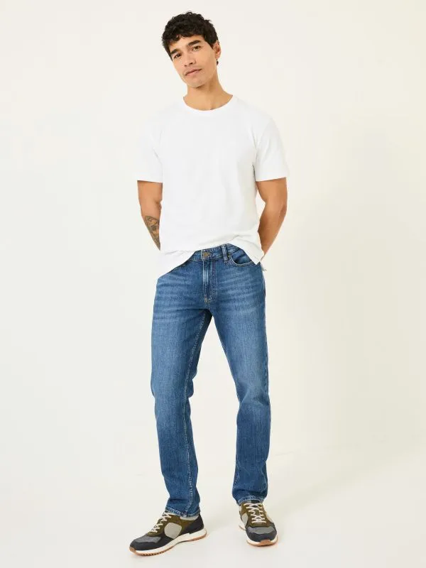 Fat Face Jeans Men Slim Fit Stone Wash Jeans