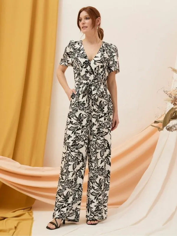 Fat Face Jumpsuits and Playsuits Women Camellia Natural Botanical Jumpsuit