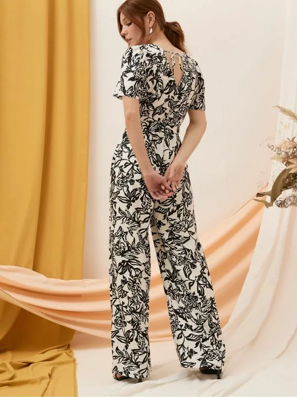 Fat Face Jumpsuits and Playsuits Women Camellia Natural Botanical Jumpsuit