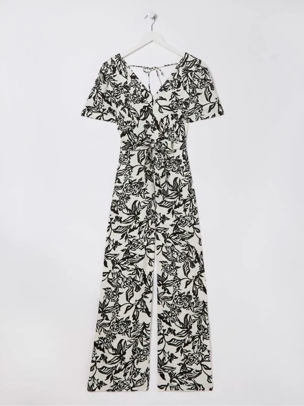 Fat Face Jumpsuits and Playsuits Women Camellia Natural Botanical Jumpsuit