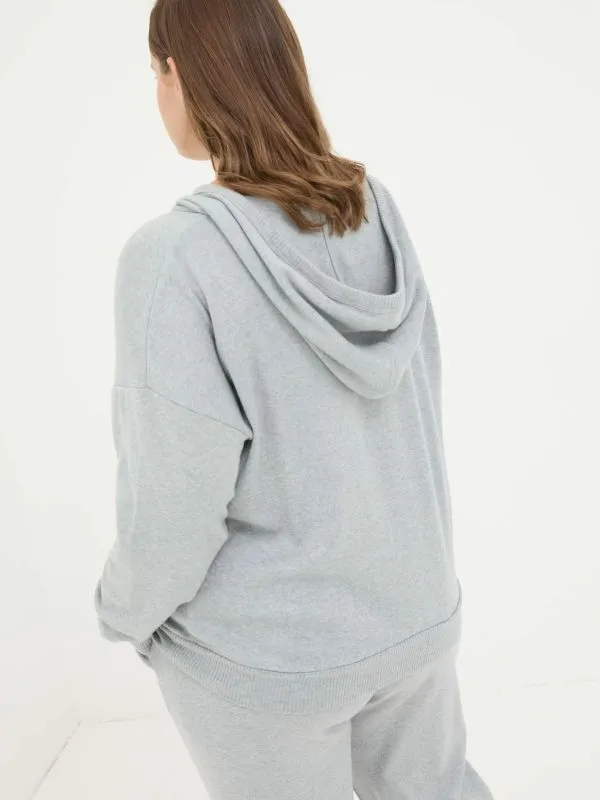 Fat Face Loungewear Women Hannah Grey Lounge Hoodie