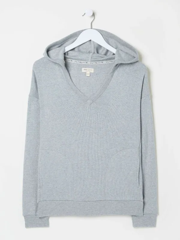 Fat Face Loungewear Women Hannah Grey Lounge Hoodie