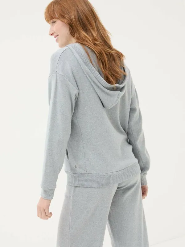 Fat Face Loungewear Women Hannah Grey Lounge Hoodie