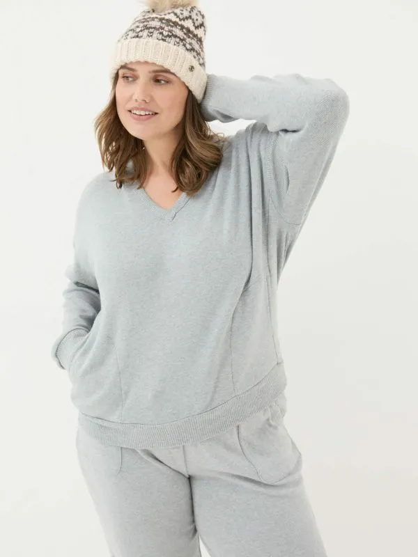 Fat Face Loungewear Women Hannah Grey Lounge Hoodie