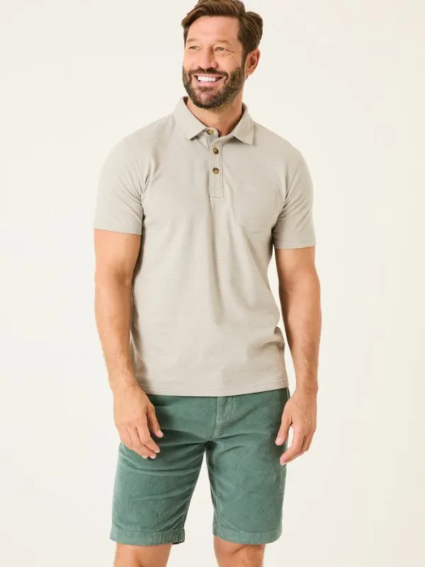 Fat Face Polo Shirts Men Elm Grey Polo Shirt