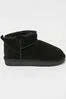 Fat Face Pyjamas and Nightwear Women Maeve Black Mini Boot Slippers