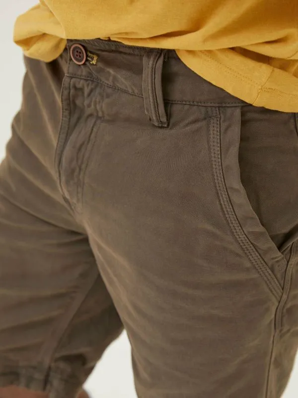 Fat Face Shorts Men Brown Cove Flat Front Shorts