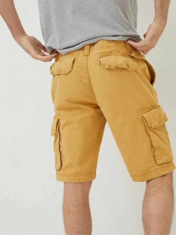 Fat Face Shorts Men Yellow Breakyard Cargo Shorts