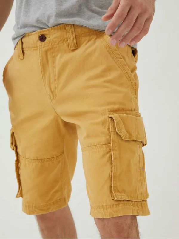 Fat Face Shorts Men Yellow Breakyard Cargo Shorts