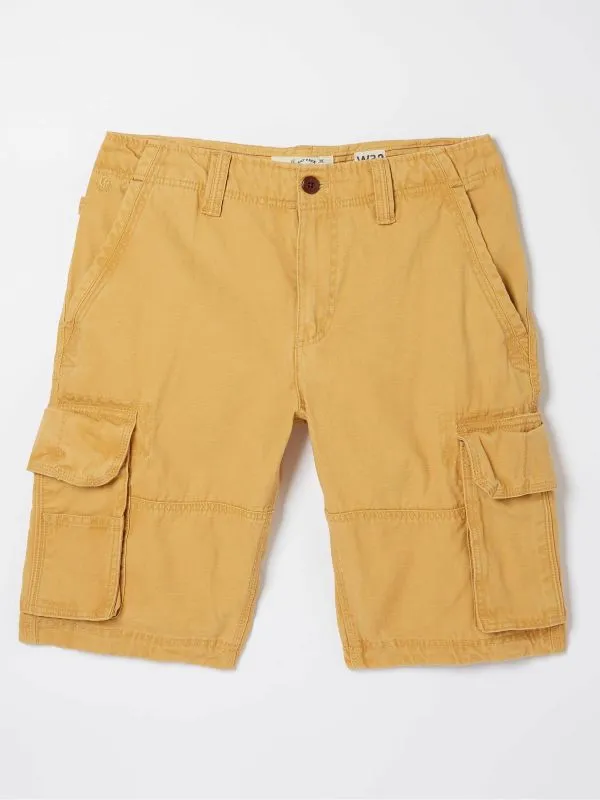 Fat Face Shorts Men Yellow Breakyard Cargo Shorts