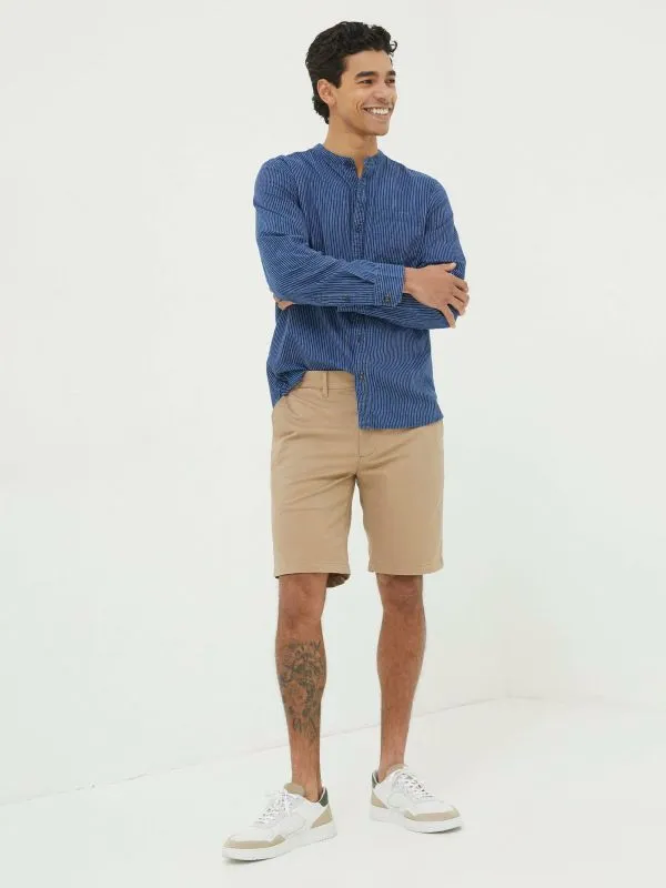 Fat Face Tall Collection Men Natural Mawes Chinos Shorts