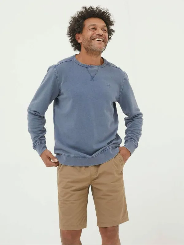 Fat Face Tall Collection Men Seaton Brown Pull On Shorts